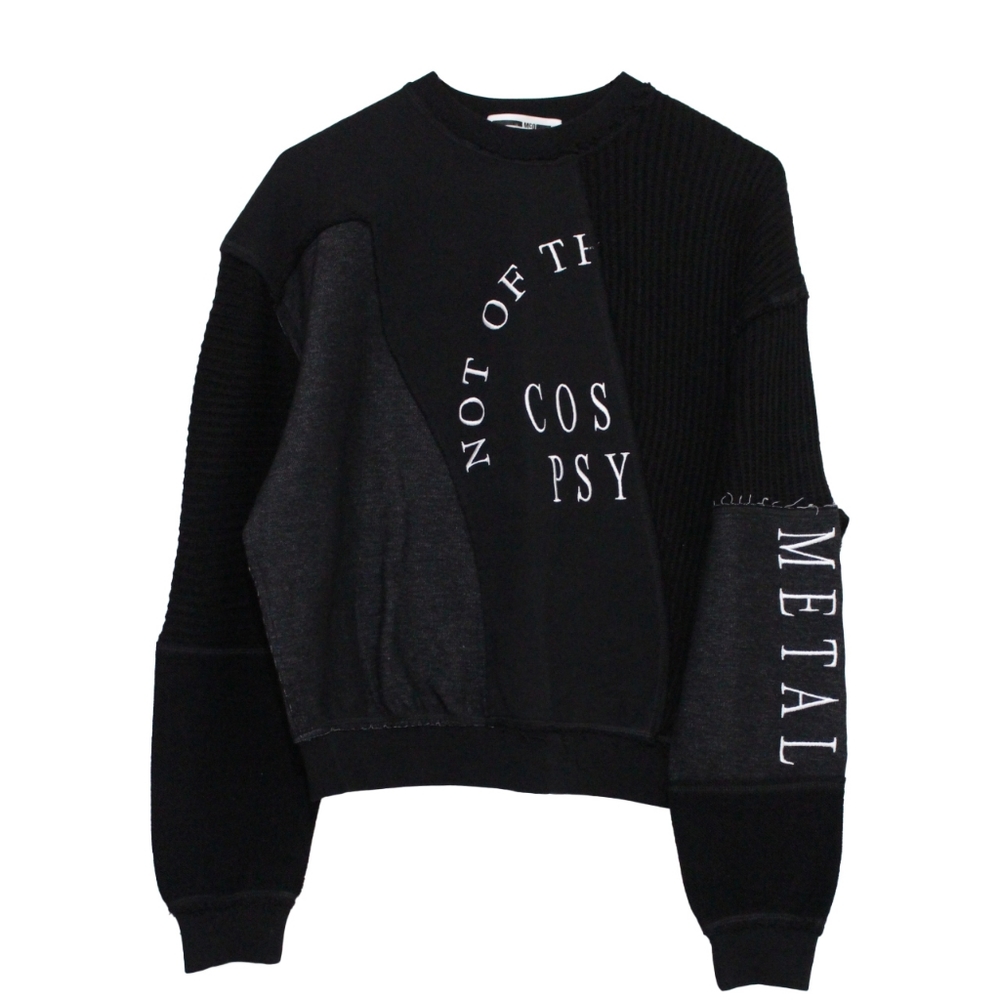 ALEXANDER MCQUEEN MULTIFABRIC SWEATSHIRT ( COTTON)